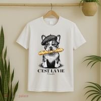 French Bulldog Frenchie Dog Lover Dad Dog Mom CEst La Vie T-Shirt thumb 2