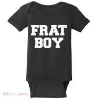 Frat Boy Funny Fraternity College Rush Party Greek Baby Bodysuit thumb 0