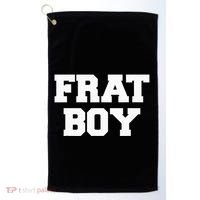 Frat Boy Funny Fraternity College Rush Party Greek Golf Towel thumb 0