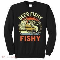 funny Bass Fishing Beer Fishy Reel Cool Dad Sweatshirt thumb 0