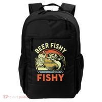 funny Bass Fishing Beer Fishy Reel Cool Dad Backpack thumb 0