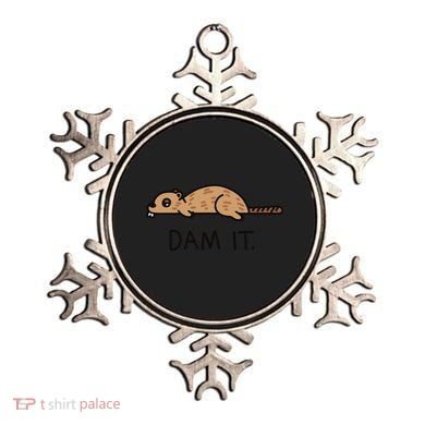 Funny Beaver Funny Saying Dam It Beaver Funny Beaver Saying Ornament