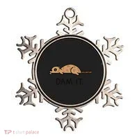 Funny Beaver Funny Saying Dam It Beaver Funny Beaver Saying Ornament thumb 0