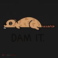 Funny Beaver Funny Saying Dam It Beaver Funny Beaver Saying Women's Tank Top thumb 5