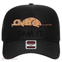 Funny Beaver Funny Saying Dam It Beaver Funny Beaver Saying Hat thumb 0