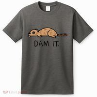 Funny Beaver Funny Saying Dam It Beaver Funny Beaver Saying T-Shirt thumb 0