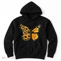 Floral Butterfly Faith Cross Hoodie thumb 0