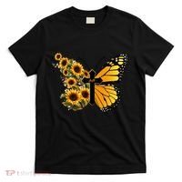 Floral Butterfly Faith Cross T-Shirt thumb 0