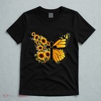 Floral Butterfly Faith Cross T-Shirt thumb 5