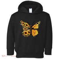 Floral Butterfly Faith Cross Toddler Hoodie thumb 0