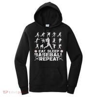 Funny Baseball For, & Eat Sleep Baseball Women's Hoodie thumb 0