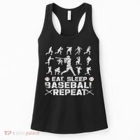 Funny Baseball For, & Eat Sleep Baseball Women's Tank Top thumb 0