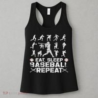 Funny Baseball For, & Eat Sleep Baseball Women's Tank Top thumb 3