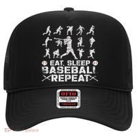 Funny Baseball For, & Eat Sleep Baseball Hat thumb 0