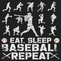 Funny Baseball For, & Eat Sleep Baseball Hat thumb 2