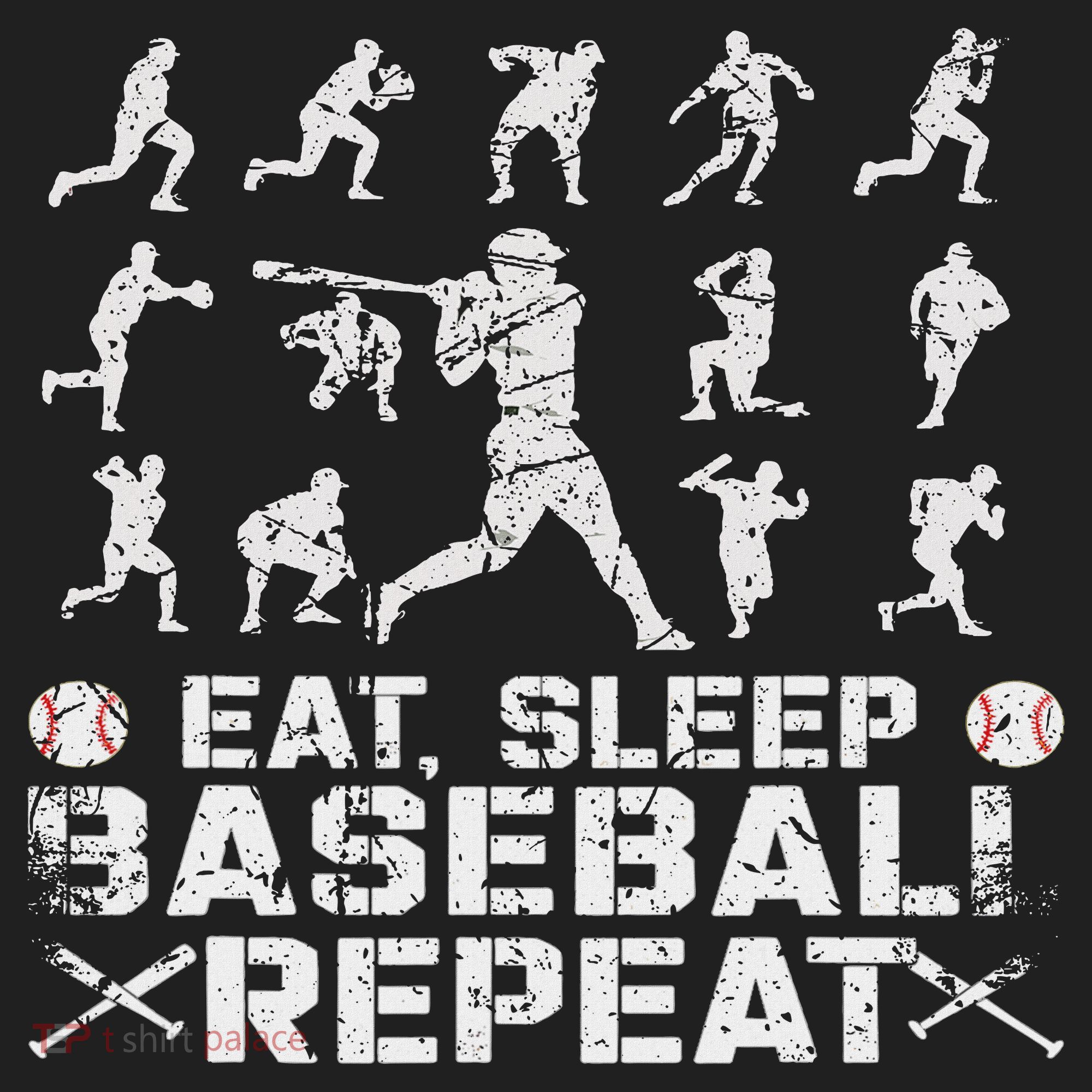 Funny Baseball For, & Eat Sleep Baseball Hat