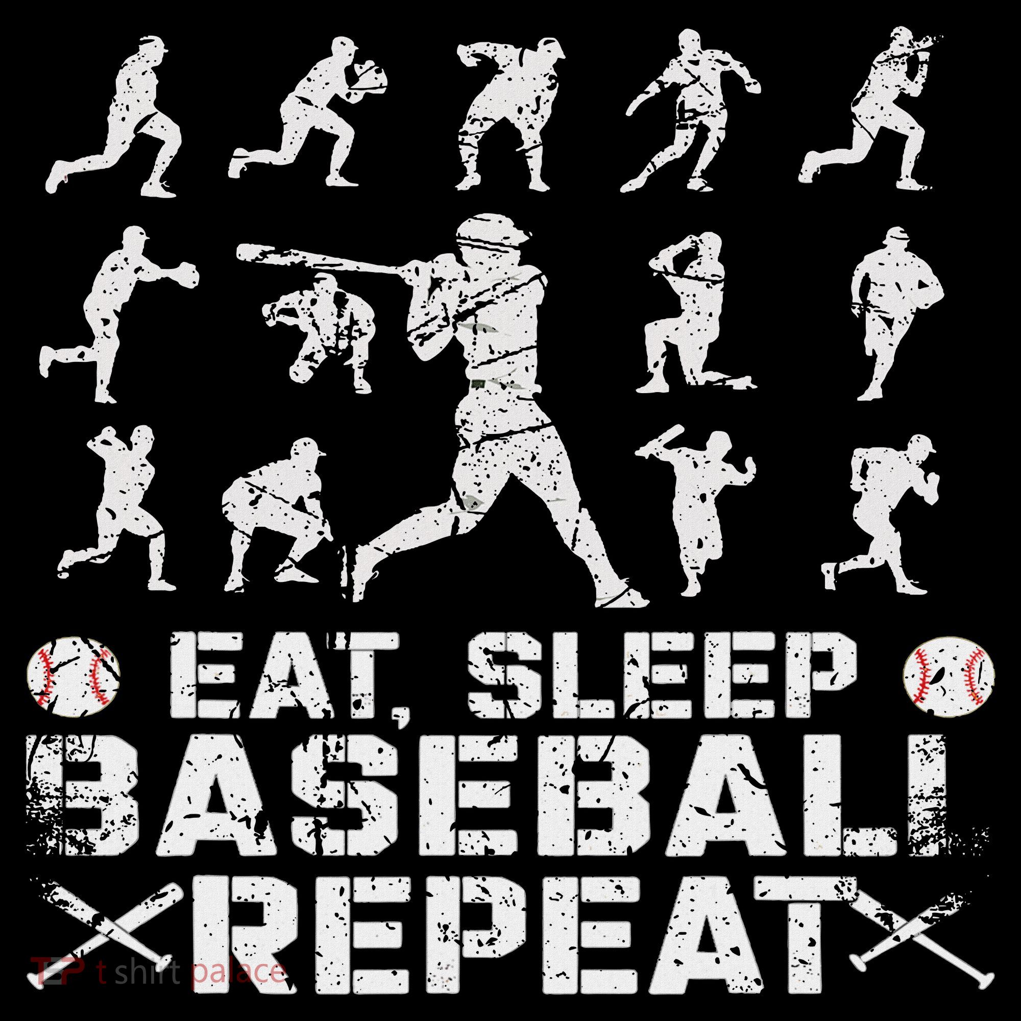 Funny Baseball For, & Eat Sleep Baseball Kids Sweatshirt