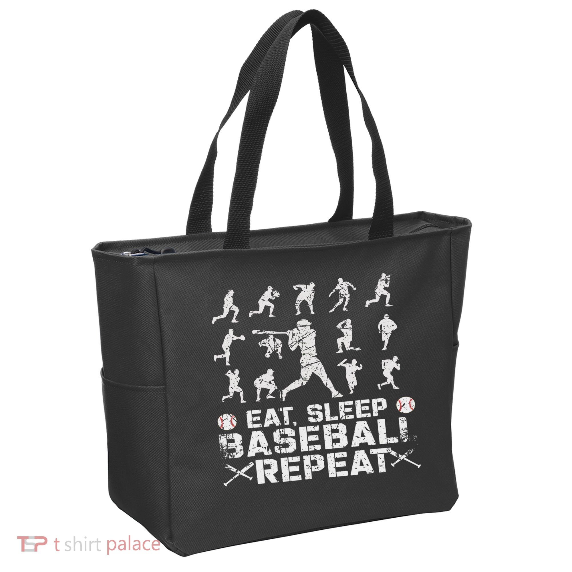 Funny Baseball For, & Eat Sleep Baseball Tote Bag