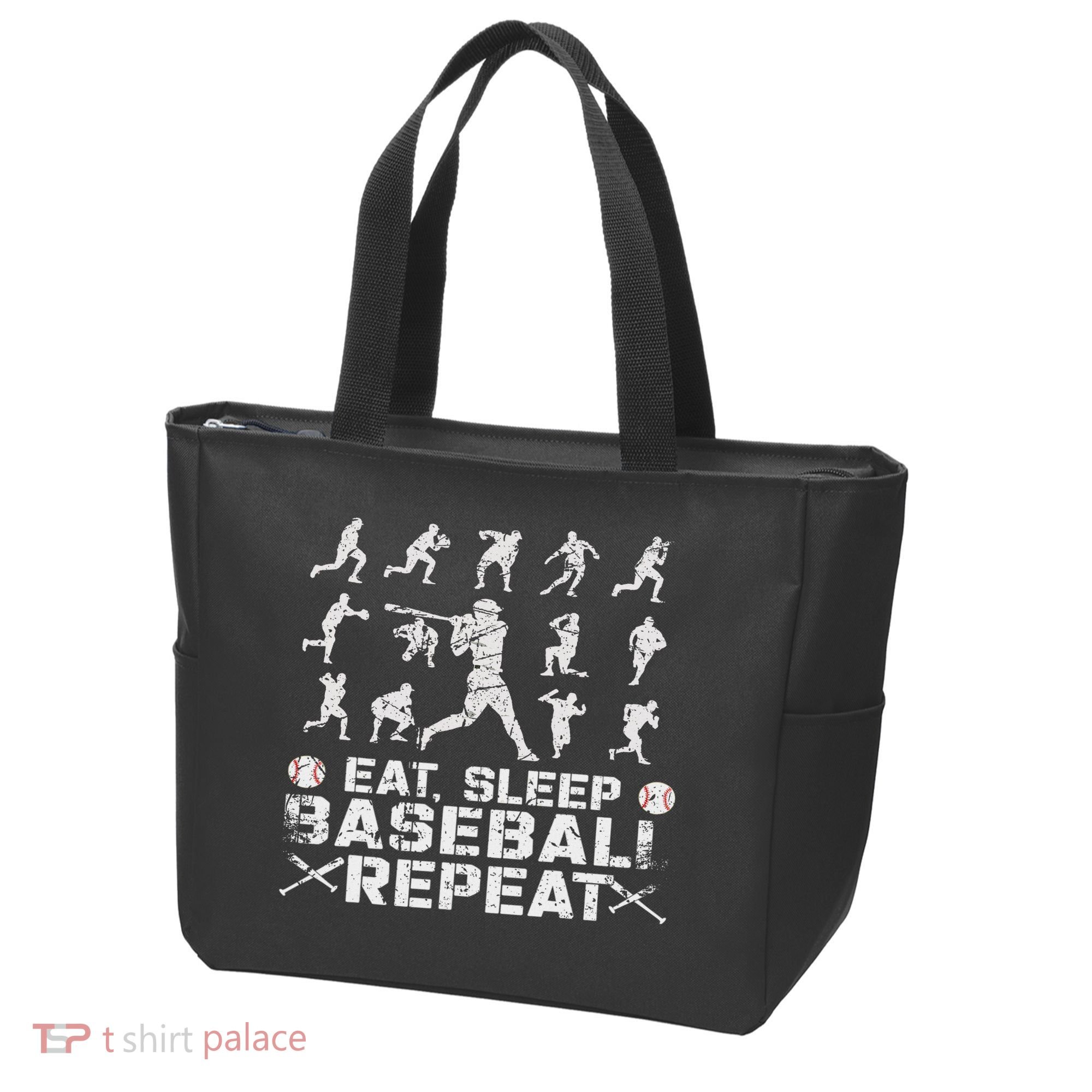 Funny Baseball For, & Eat Sleep Baseball Tote Bag