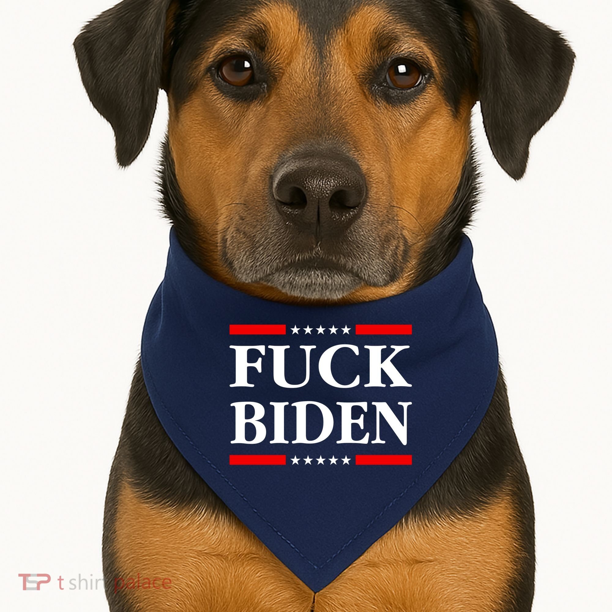 Fuck Biden USA-Made Doggie Bandana