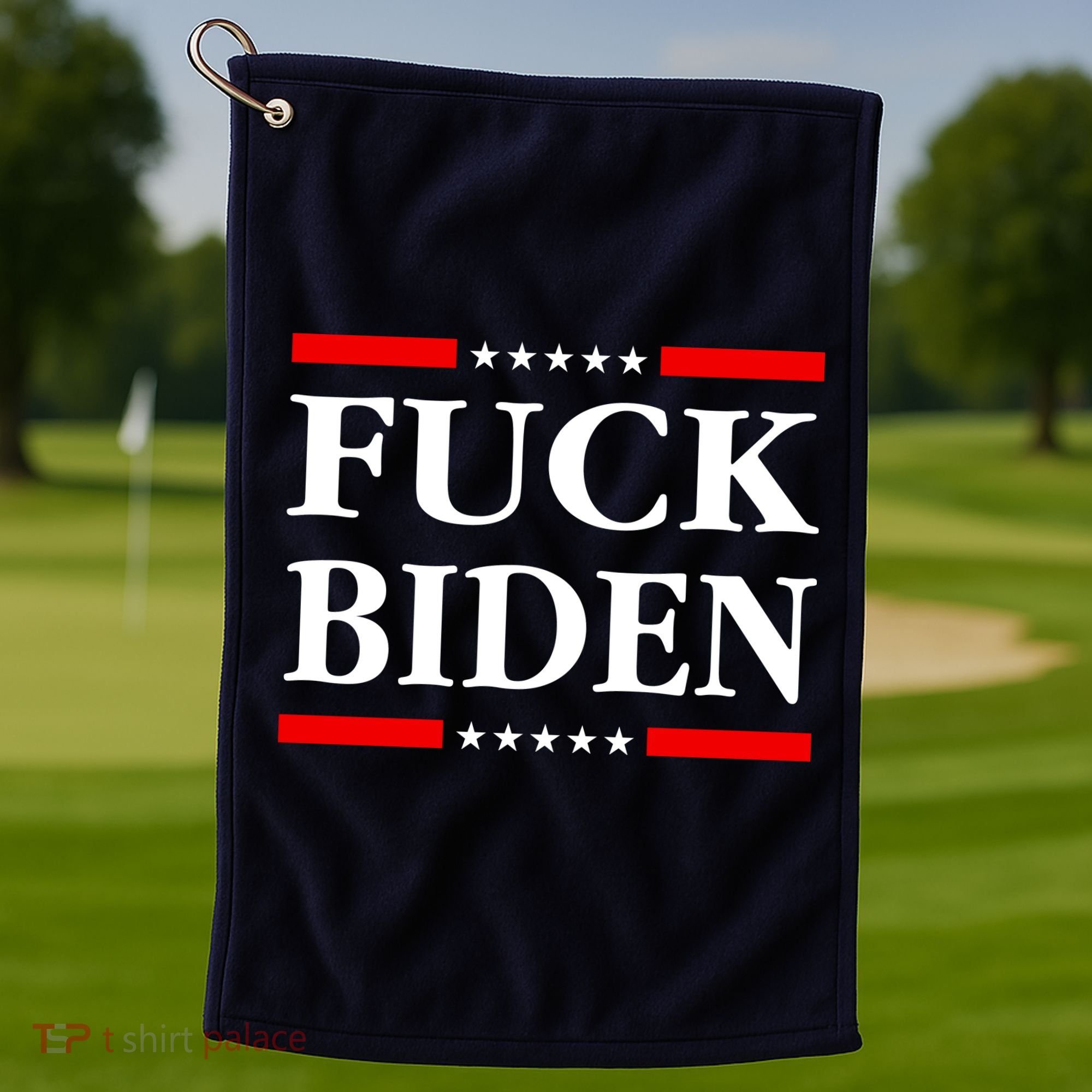 Fuck Biden Golf Towel