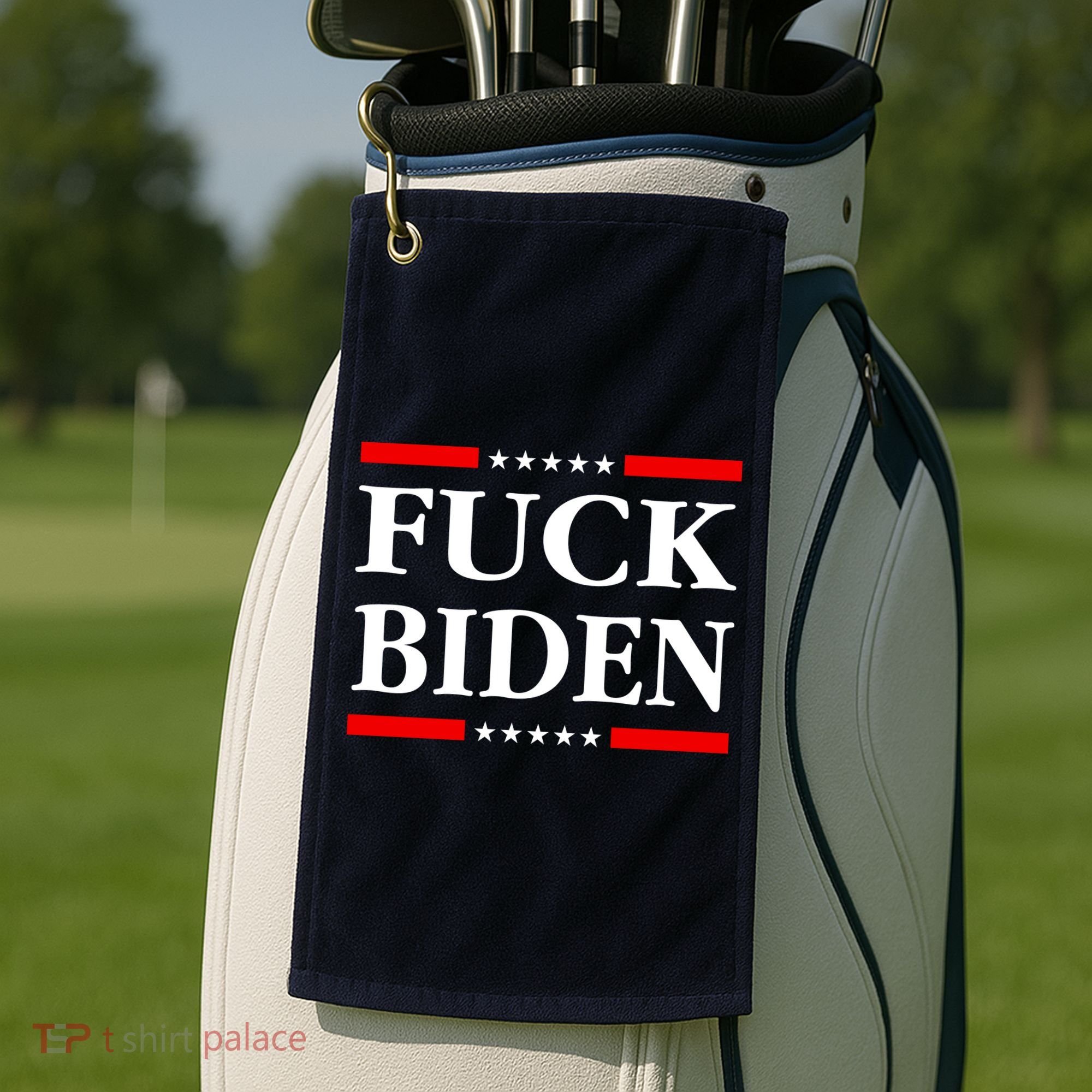 Fuck Biden Golf Towel