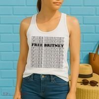 Free Britney #Freebritney Women's Tank Top thumb 2