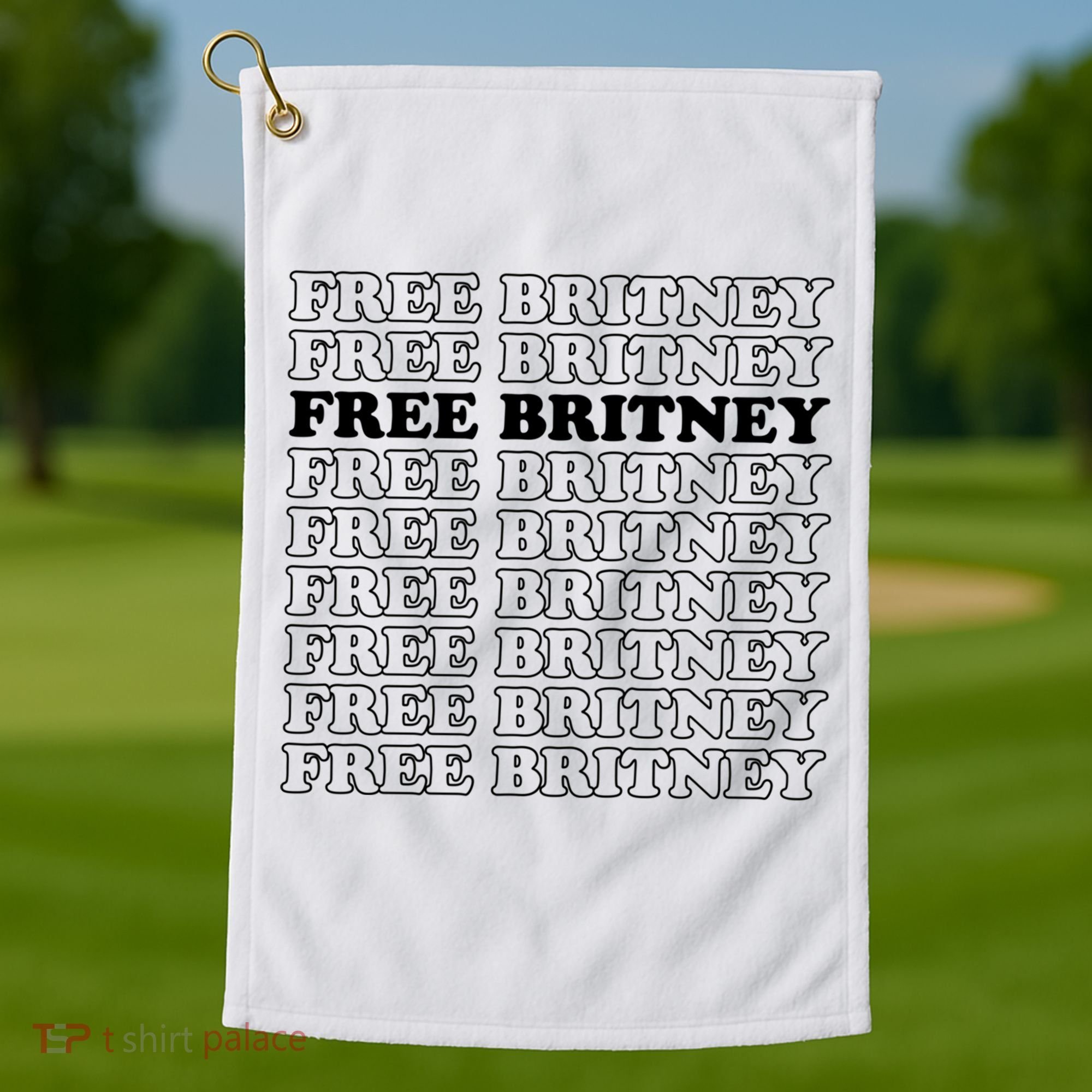 Free Britney #Freebritney Golf Towel