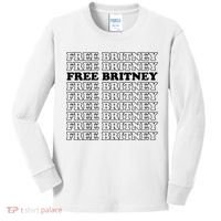 Free Britney #Freebritney Kids Long Sleeve Shirt thumb 0