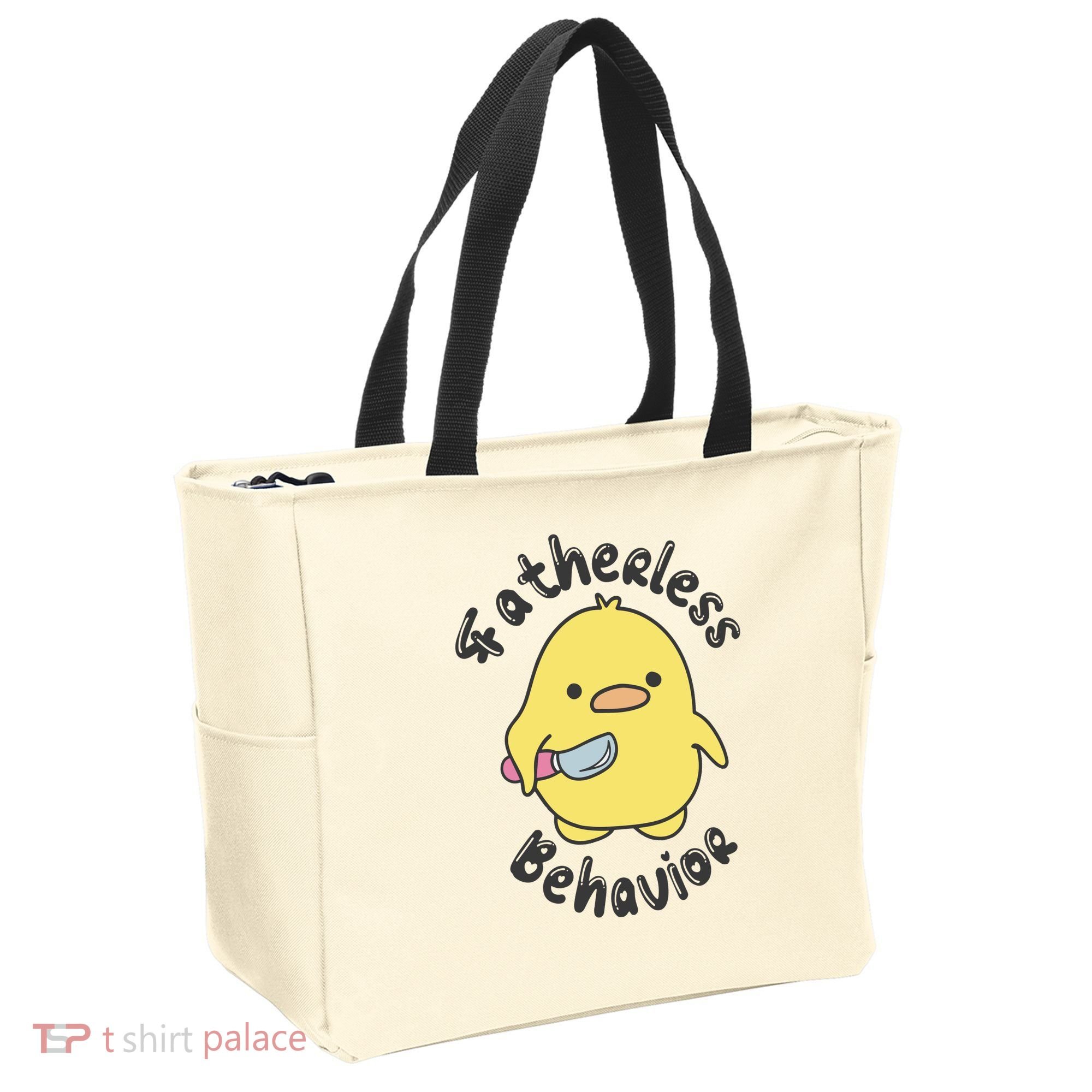 Fatherless Behavior Funny Mental Health Tote Bag