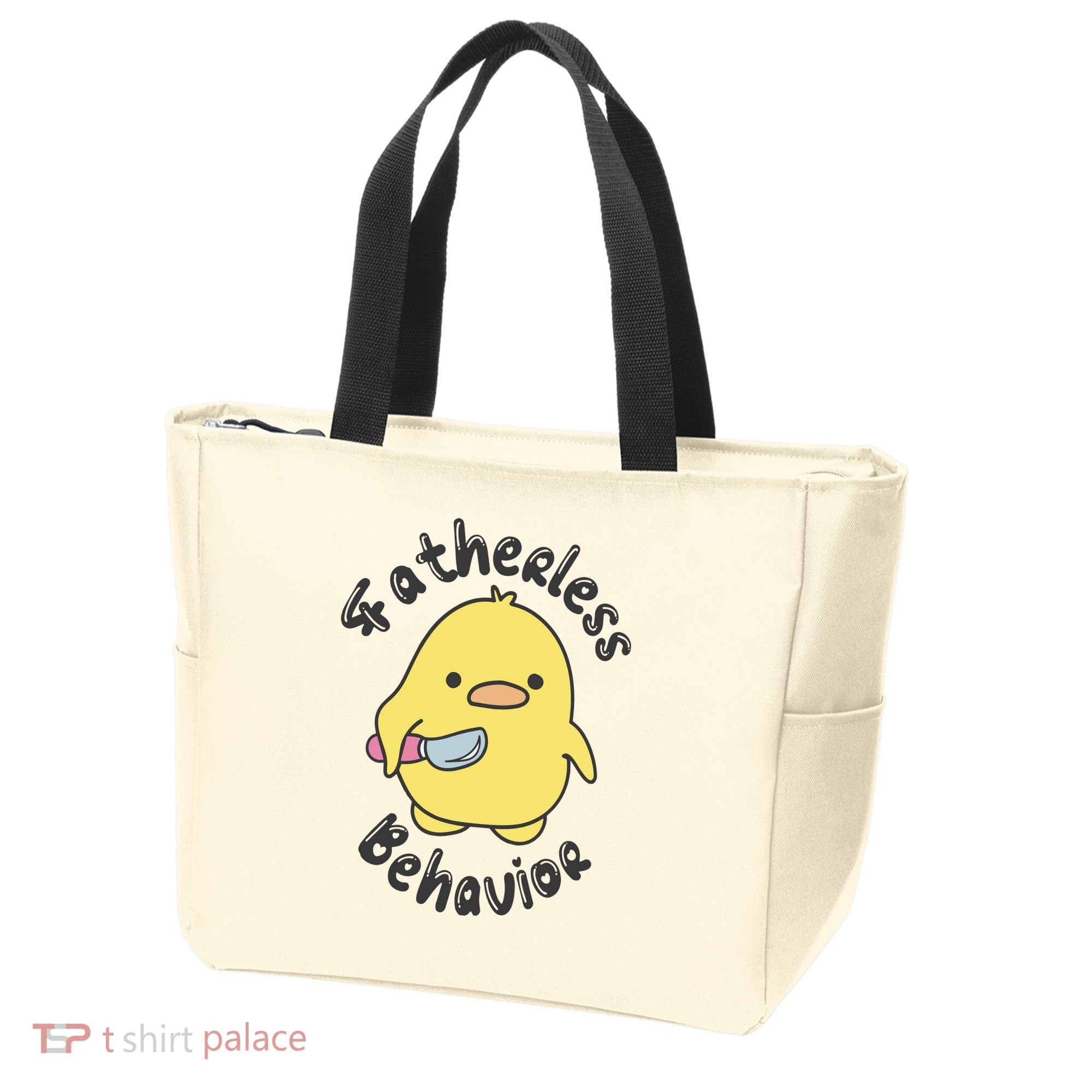 Fatherless Behavior Funny Mental Health Tote Bag