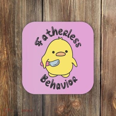 Fatherless Behavior Funny Mental Health Coaster