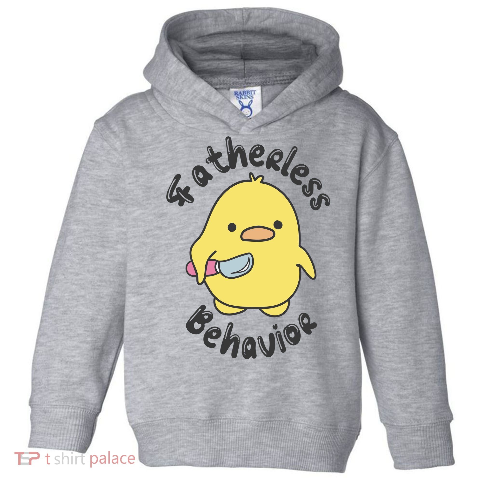 Fatherless Behavior Funny Mental Health Toddler Hoodie
