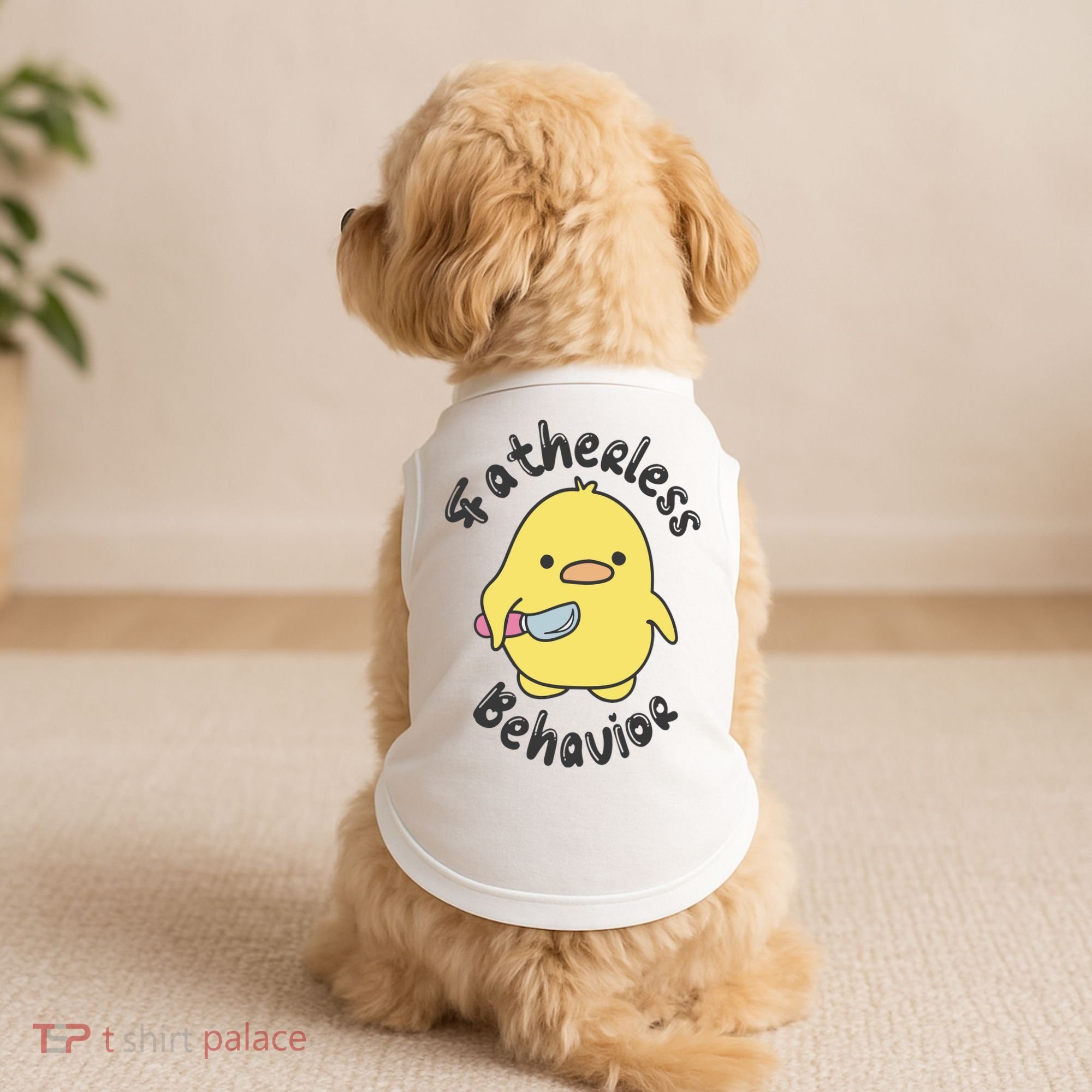 Fatherless Behavior Funny Mental Health Doggie Tank