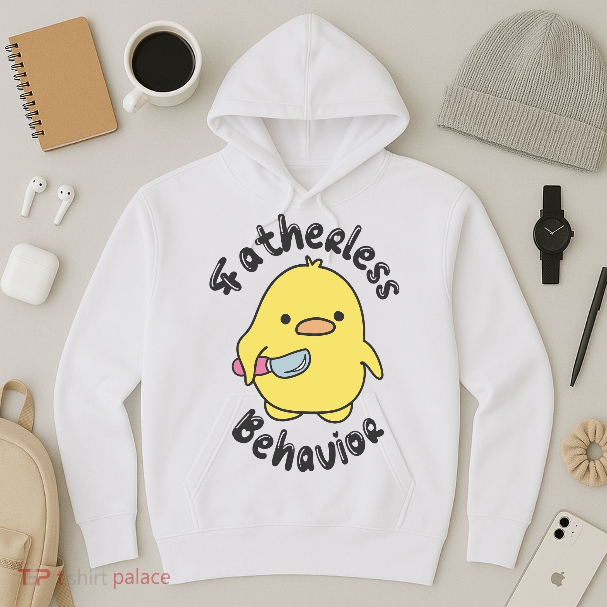 Fatherless Behavior Funny Mental Health Hoodie