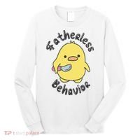 Fatherless Behavior Funny Mental Health Long Sleeve Shirt thumb 0