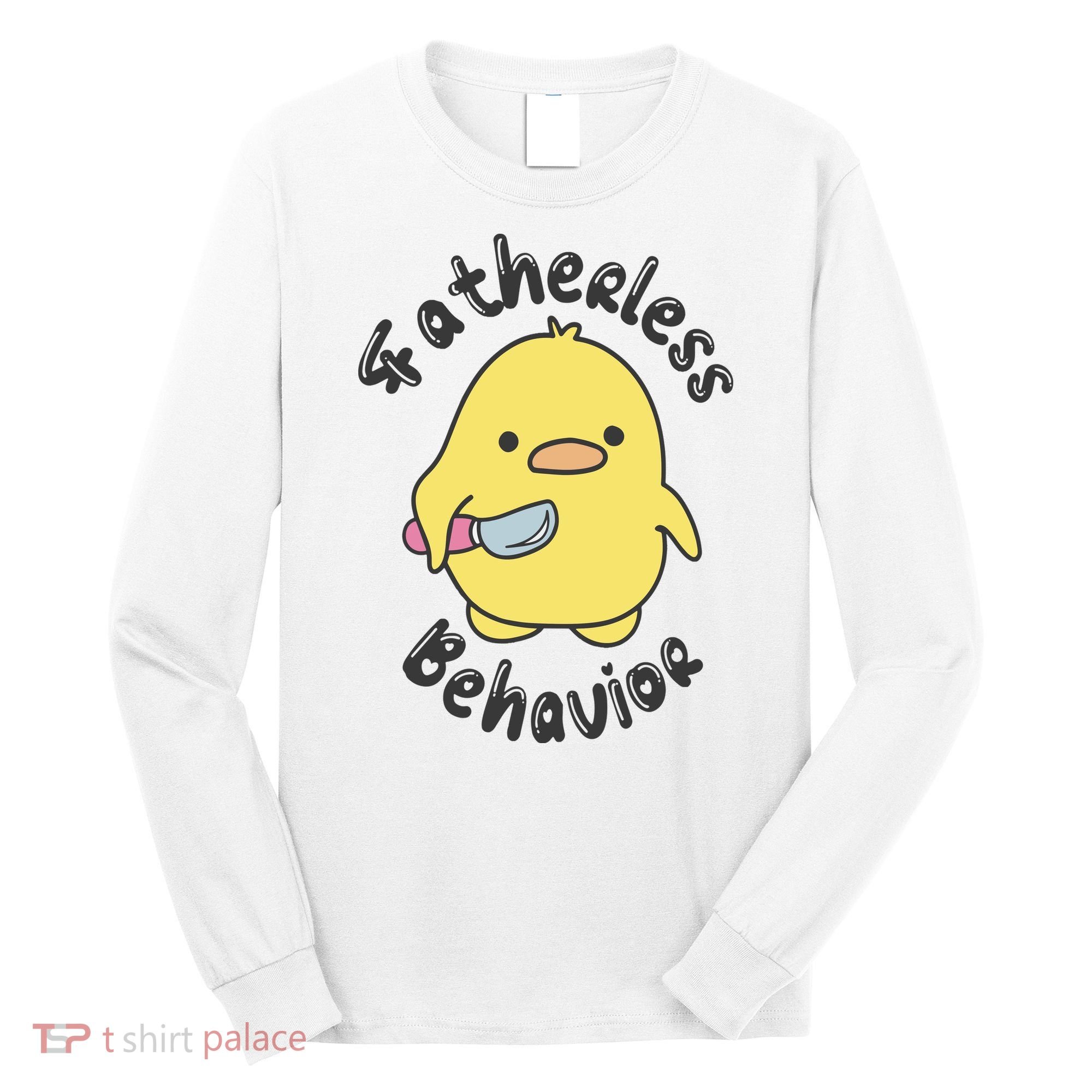 Fatherless Behavior Funny Mental Health Long Sleeve Shirt