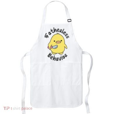 Fatherless Behavior Funny Mental Health Apron