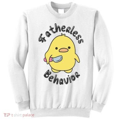 Fatherless Behavior Funny Mental Health Sweatshirt