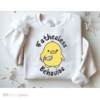 Fatherless Behavior Funny Mental Health Sweatshirt thumb 2
