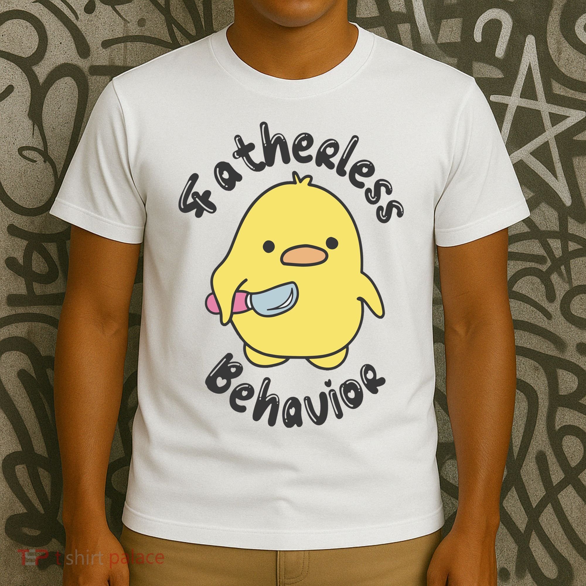 Fatherless Behavior Funny Mental Health T-Shirt