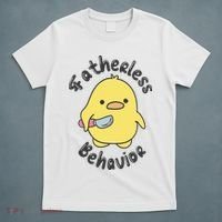 Fatherless Behavior Funny Mental Health T-Shirt thumb 5