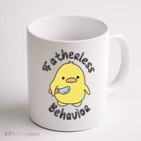 Fatherless Behavior Funny Mental Health Coffee Mug thumb 1