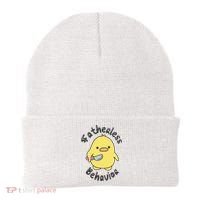 Fatherless Behavior Funny Mental Health Beanie thumb 0