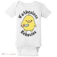 Fatherless Behavior Funny Mental Health Baby Bodysuit thumb 0