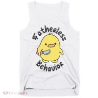 Fatherless Behavior Funny Mental Health Tank Top thumb 0