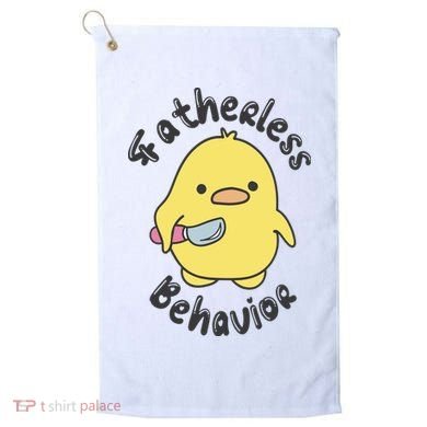 Fatherless Behavior Funny Mental Health Golf Towel