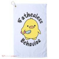 Fatherless Behavior Funny Mental Health Golf Towel thumb 0