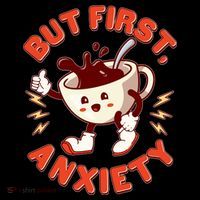 Funny But First Anxiety Cute Cartoon Coffee Coffee Mug thumb 5