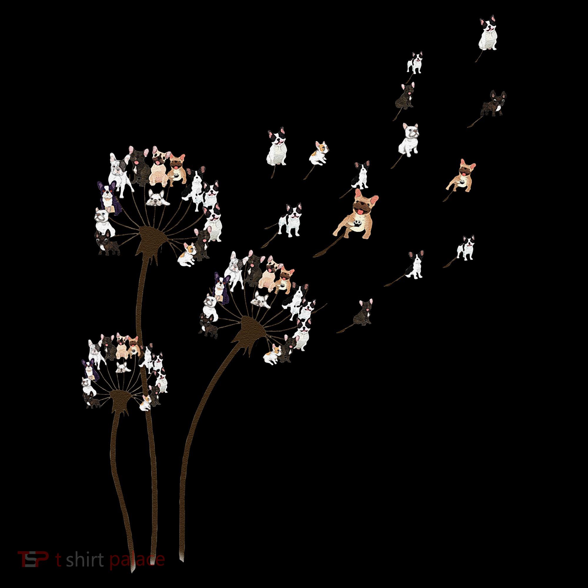French Bulldog Flower Fly Dandelion Funny Dog Lovers Coffee Mug